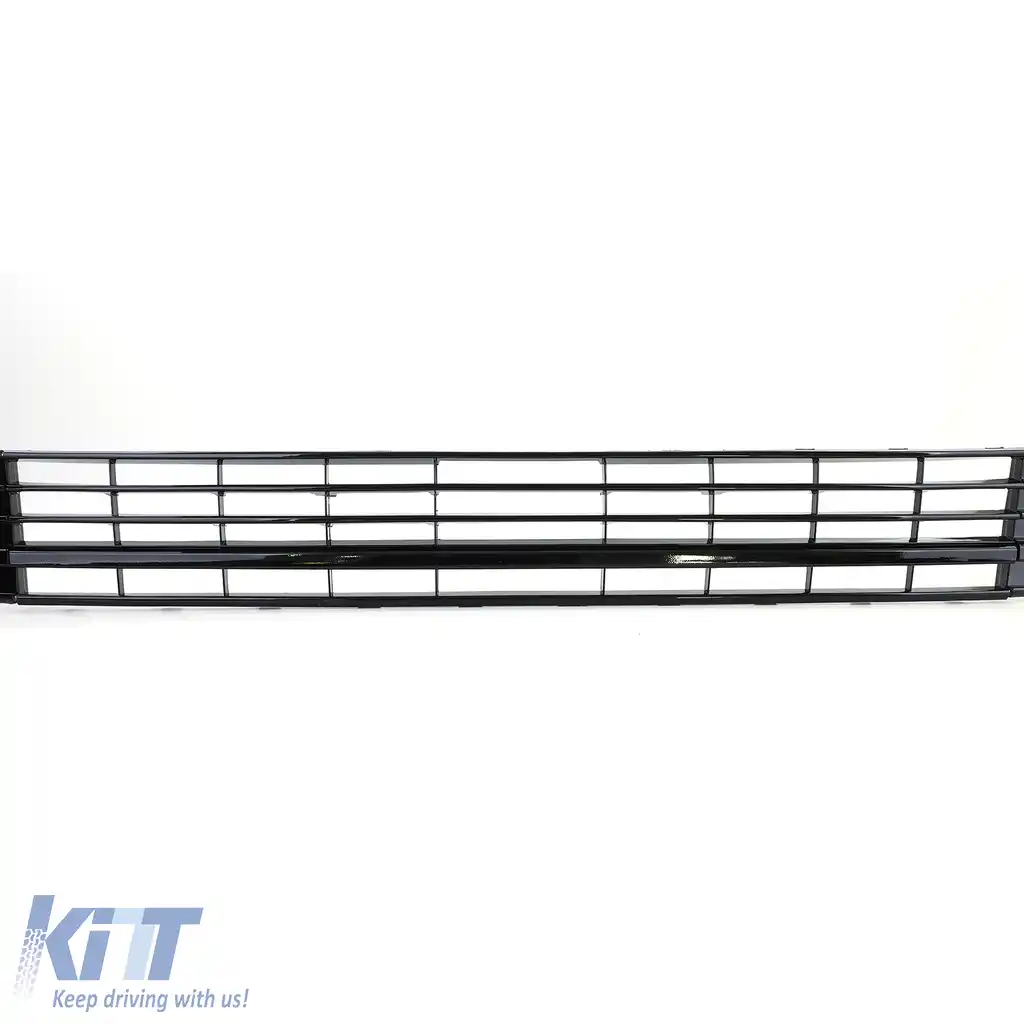 Grilaj radiator pentru bara de protecție negru lucios pentru VW T6 Multivan fără ACC 15-19-image-6196999