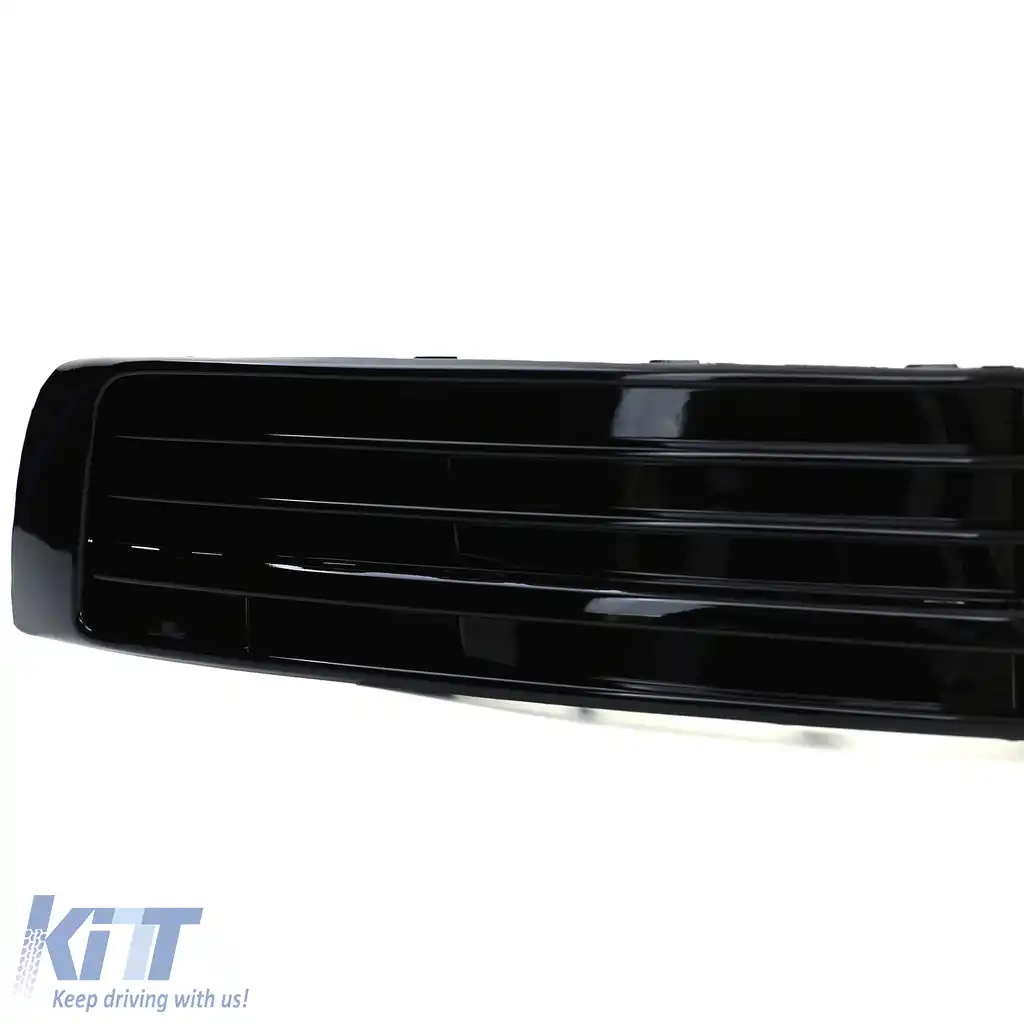 Grilaj radiator pentru bara de protecție negru lucios pentru VW T6 Multivan fără ACC 15-19-image-6197000