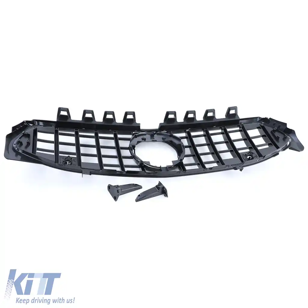 Grilaj radiator sport negru lucios potrivit pentru Mercedes CLA C118 X118 2019-2022-image-6257794