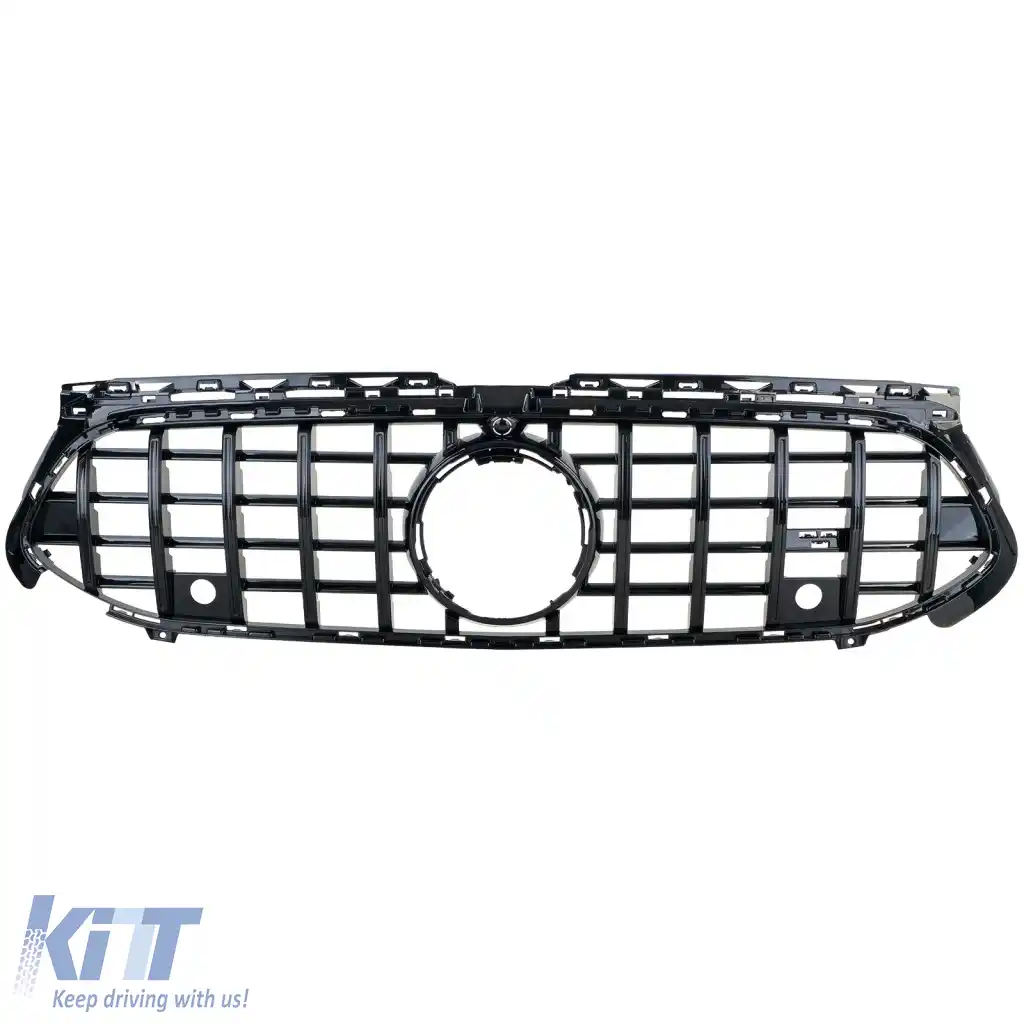 Grilaj radiator sport negru lucios, potrivit pentru Mercedes A-Class W177 V177 din 2022-image-6277570