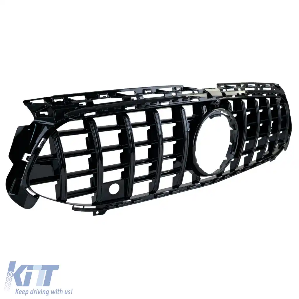 Grilaj radiator sport negru lucios, potrivit pentru Mercedes A-Class W177 V177 din 2022-image-6277571