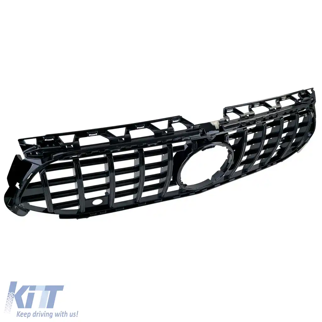 Grilaj radiator sport negru lucios, potrivit pentru Mercedes A-Class W177 V177 din 2022-image-6277574