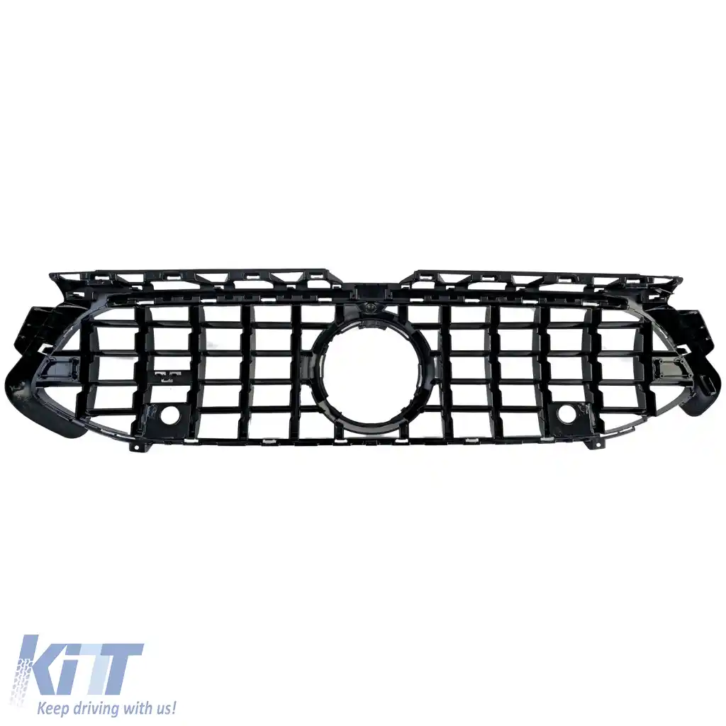Grilaj radiator sport negru lucios, potrivit pentru Mercedes A-Class W177 V177 din 2022-image-6277575