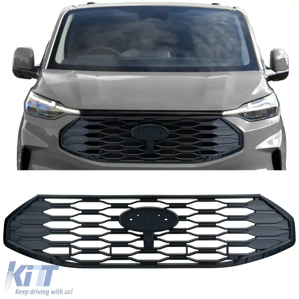 Grilaj radiator sport negru mat, potrivit pentru Ford Tourneo Transit Custom din 2023