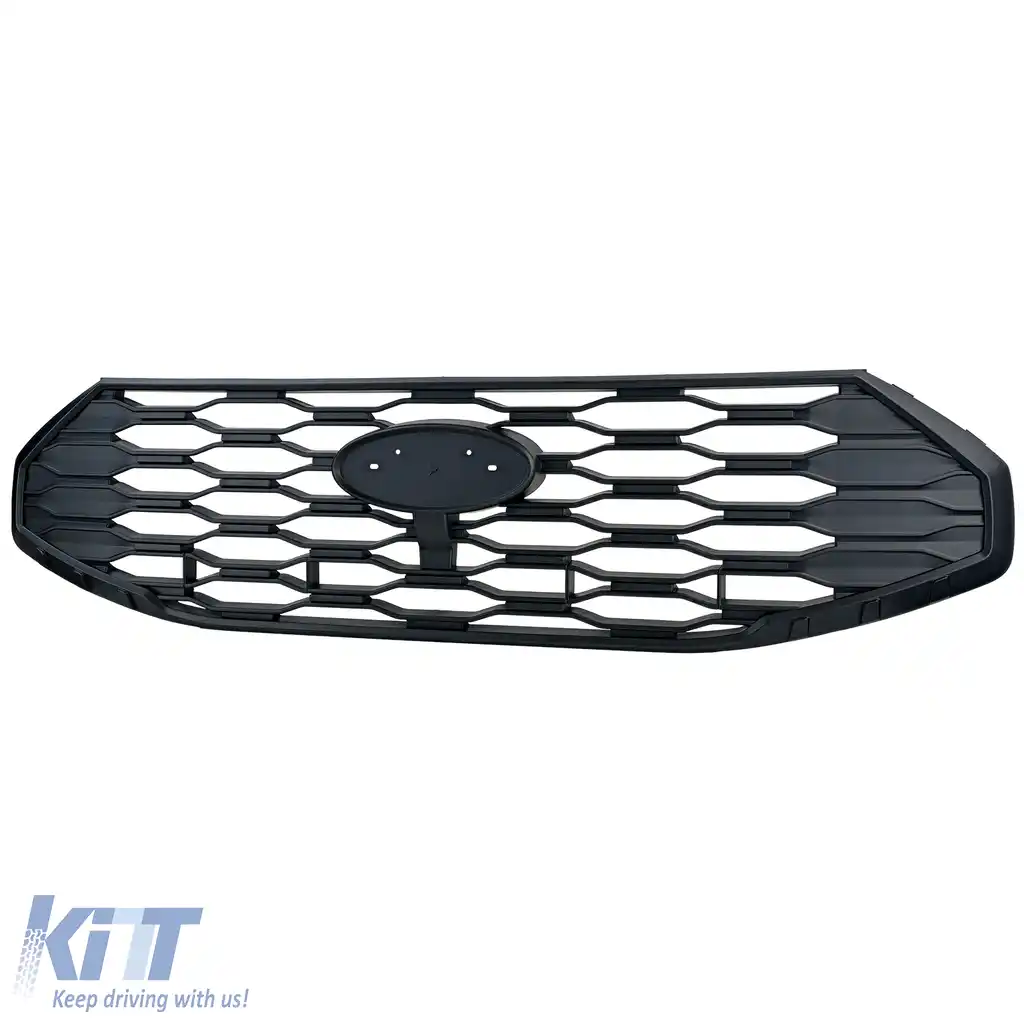 Grilaj radiator sport negru mat, potrivit pentru Ford Tourneo Transit Custom din 2023-image-6210879