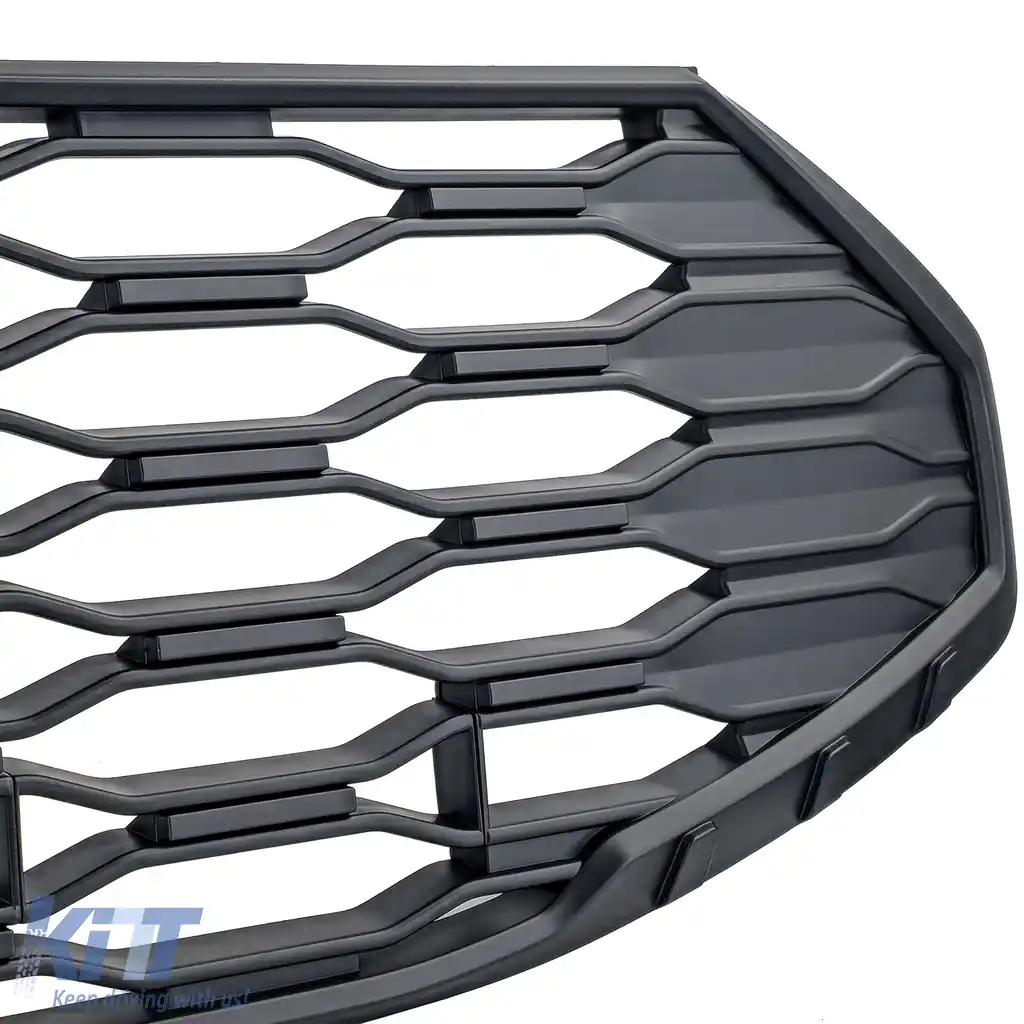 Grilaj radiator sport negru mat, potrivit pentru Ford Tourneo Transit Custom din 2023-image-6210882