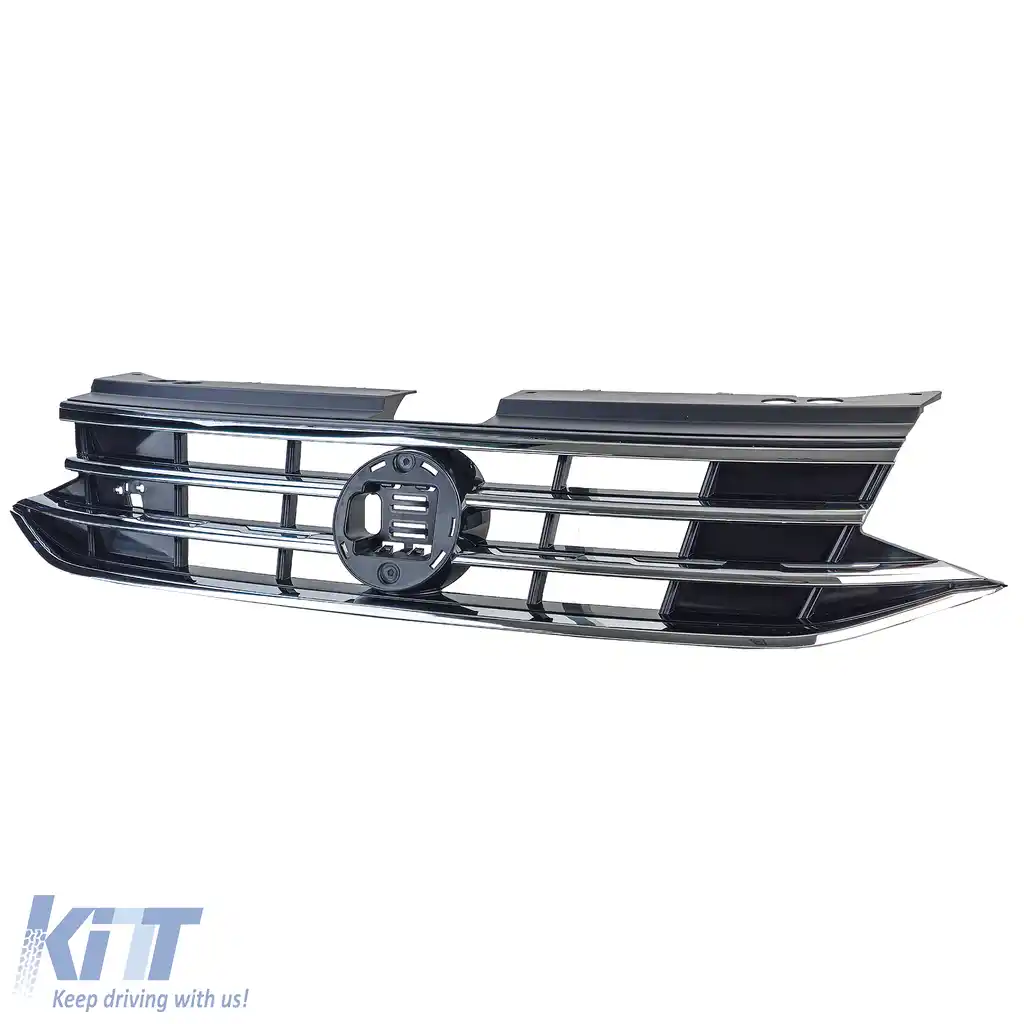 Grilaj radiator versiune sportivă potrivit pentru VW Tiguan II inclusiv facelift R 2020-2023-image-6202617