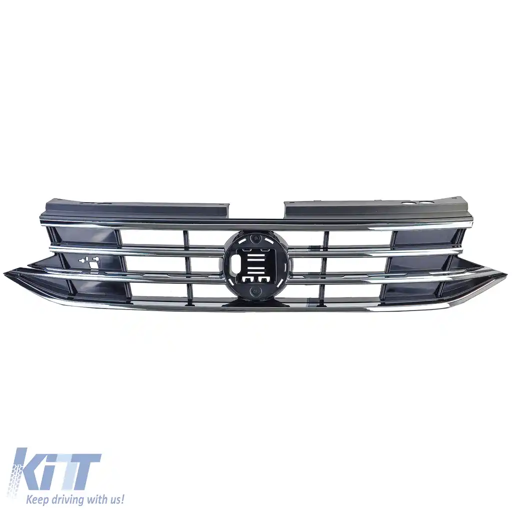 Grilaj radiator versiune sportivă potrivit pentru VW Tiguan II inclusiv facelift R 2020-2023-image-6202618