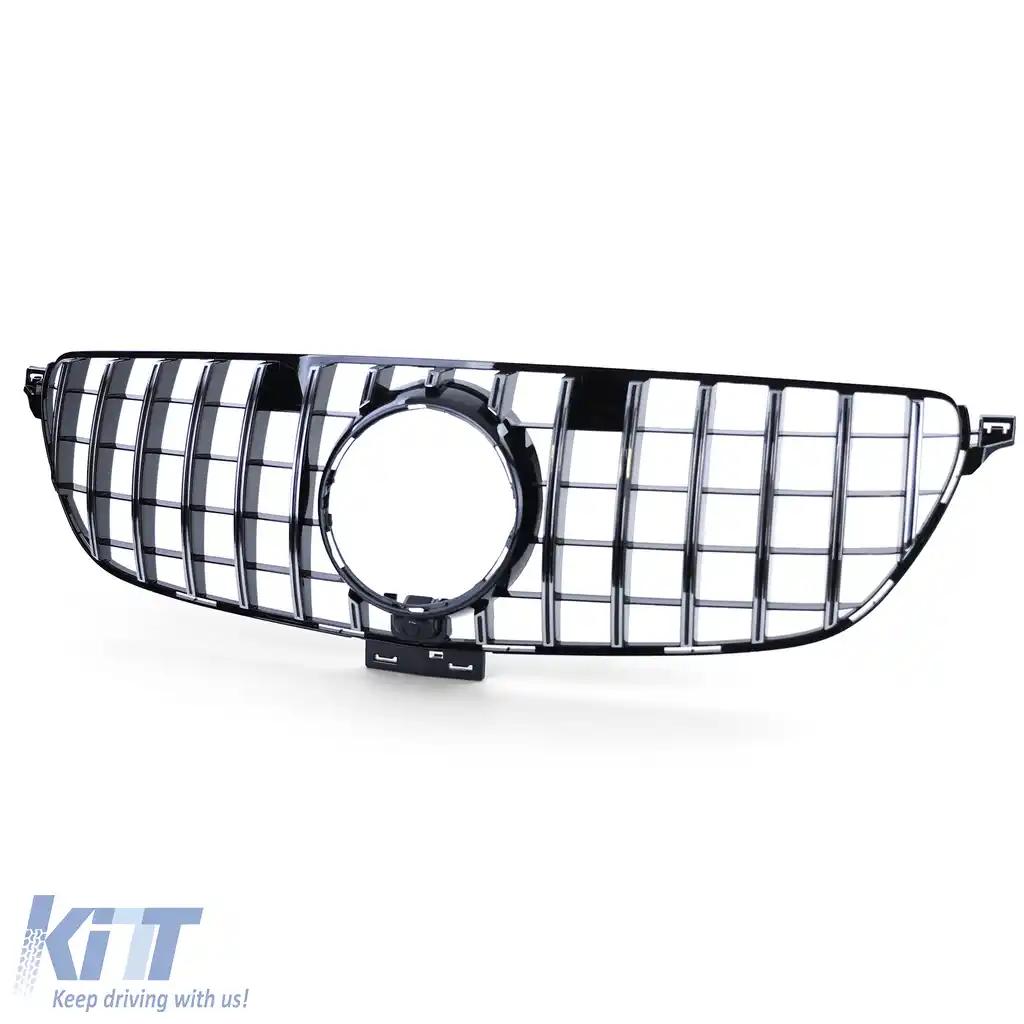 Grilaj Sport Crom Negru potrivit pentru Mercedes GLE Coupe C292 2015-2019-image-6200061