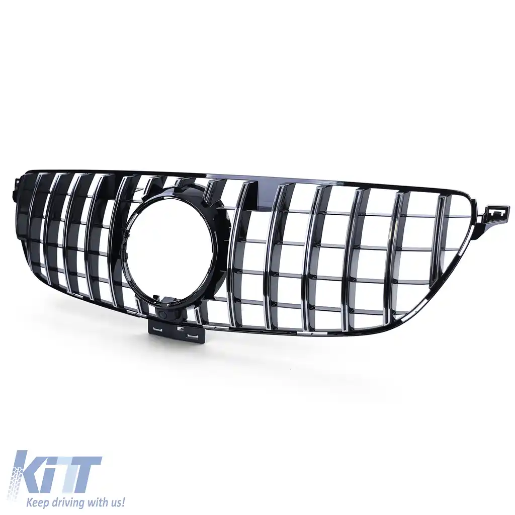 Grilaj Sport Crom Negru potrivit pentru Mercedes GLE Coupe C292 2015-2019-image-6200062