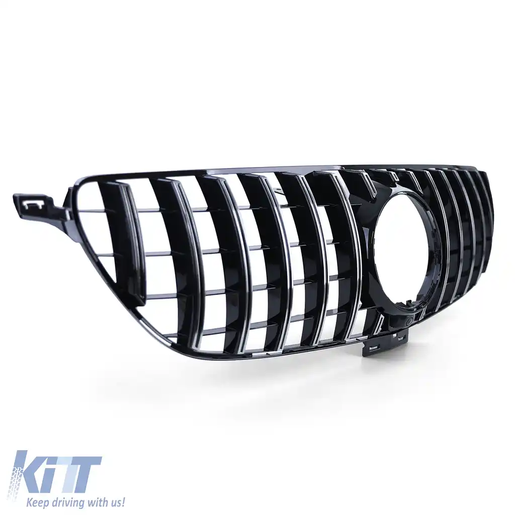 Grilaj Sport Crom Negru potrivit pentru Mercedes GLE Coupe C292 2015-2019-image-6200063
