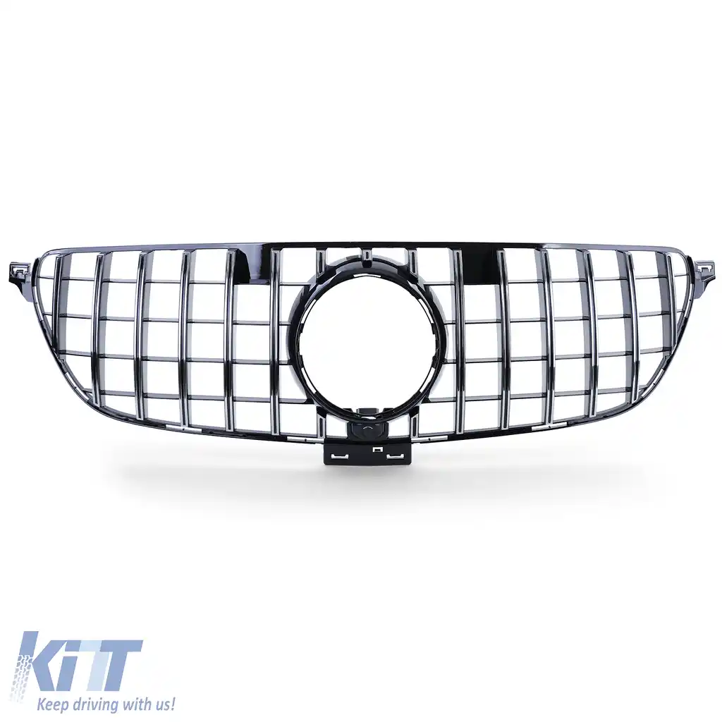 Grilaj Sport Crom Negru potrivit pentru Mercedes GLE Coupe C292 2015-2019-image-6200064