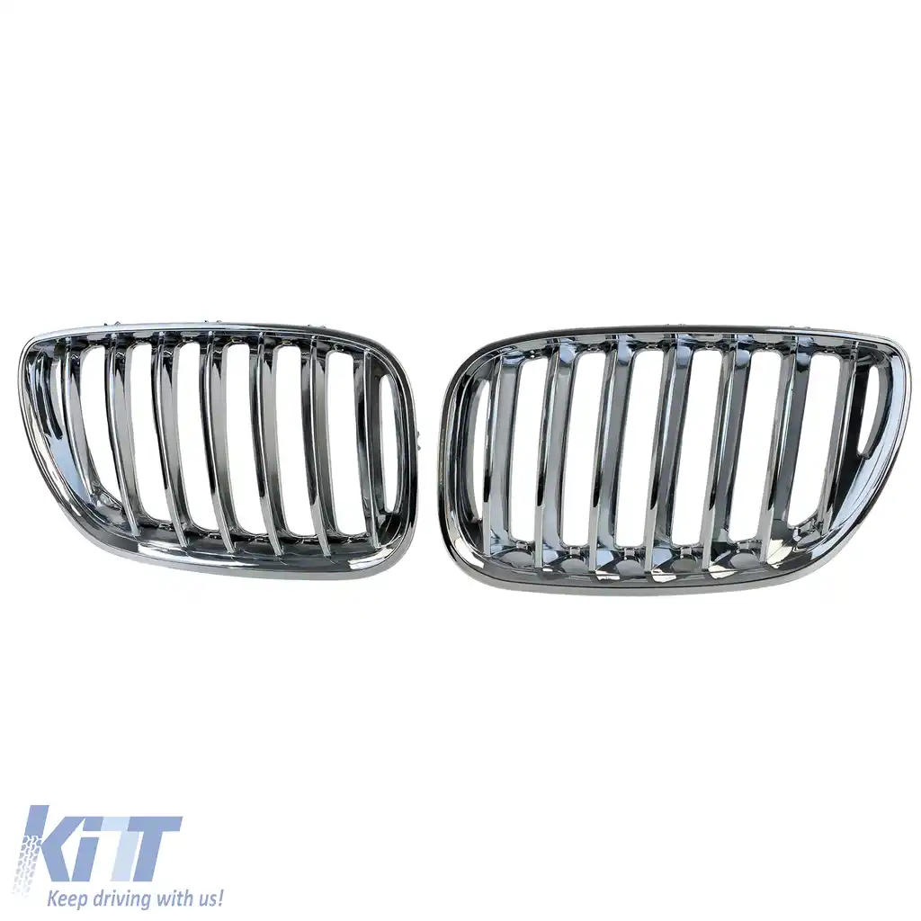 Grilaj sport cromat frontal, potrivit pentru BMW X5 E53 1999-2003-image-6257874