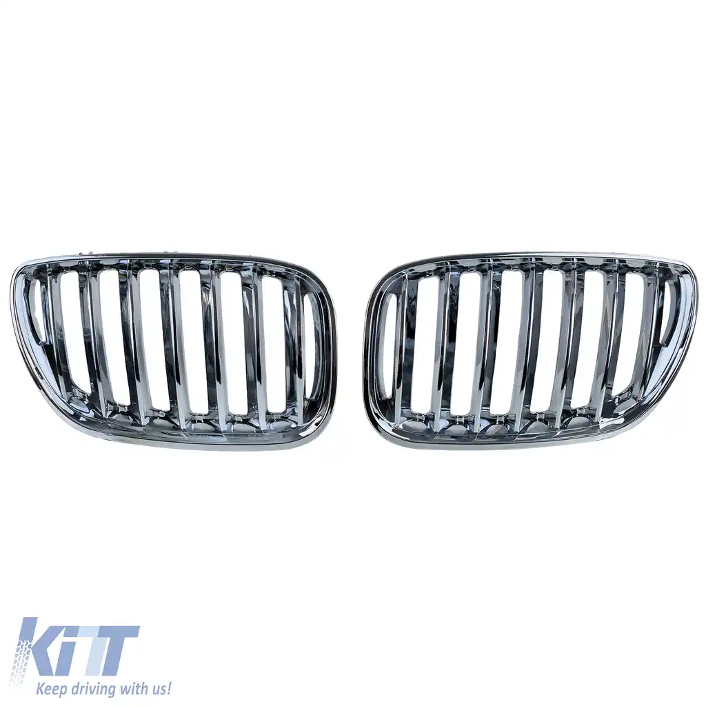 Grilaj sport cromat frontal, potrivit pentru BMW X5 E53 1999-2003-image-6257875