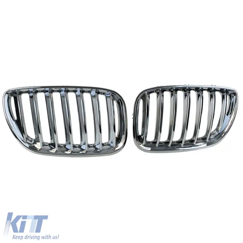 Grilaj sport cromat frontal, potrivit pentru BMW X5 E53 1999-2003-image-6257876