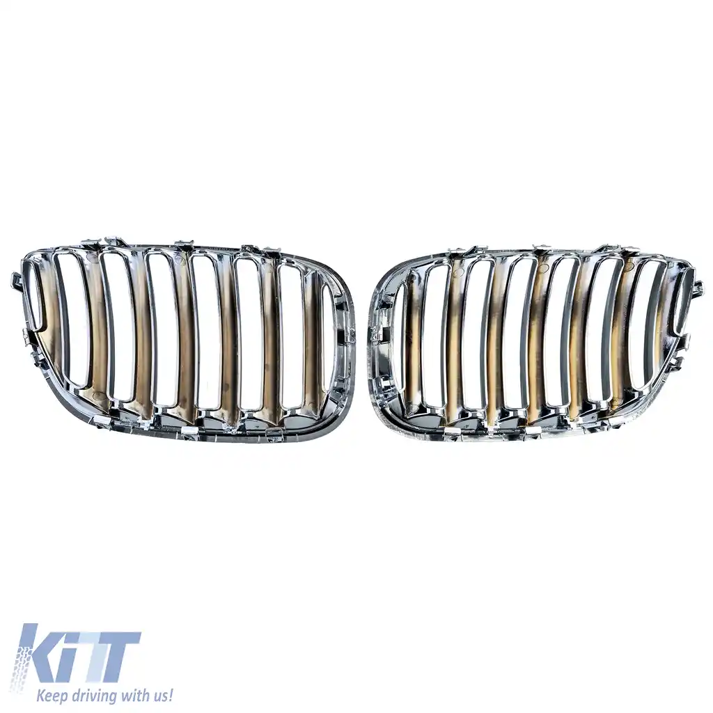Grilaj sport cromat frontal, potrivit pentru BMW X5 E53 1999-2003-image-6257878