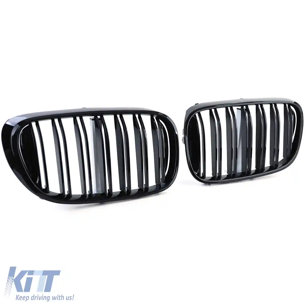 Grilaj sport cu două lamele, performanță lucioasă, potrivit pentru BMW Seria 7 G11 15-19-image-6197329