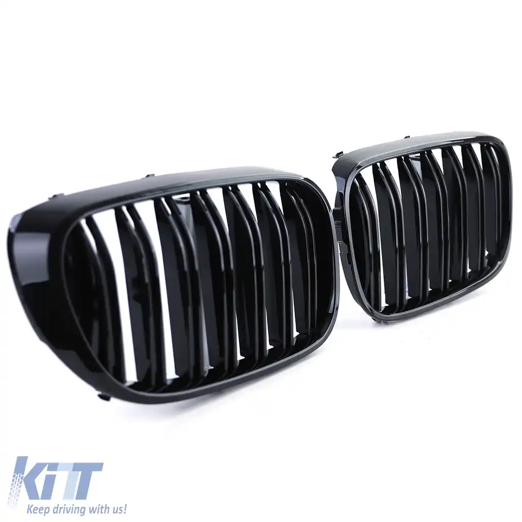 Grilaj sport cu două lamele, performanță lucioasă, potrivit pentru BMW Seria 7 G11 15-19-image-6197330