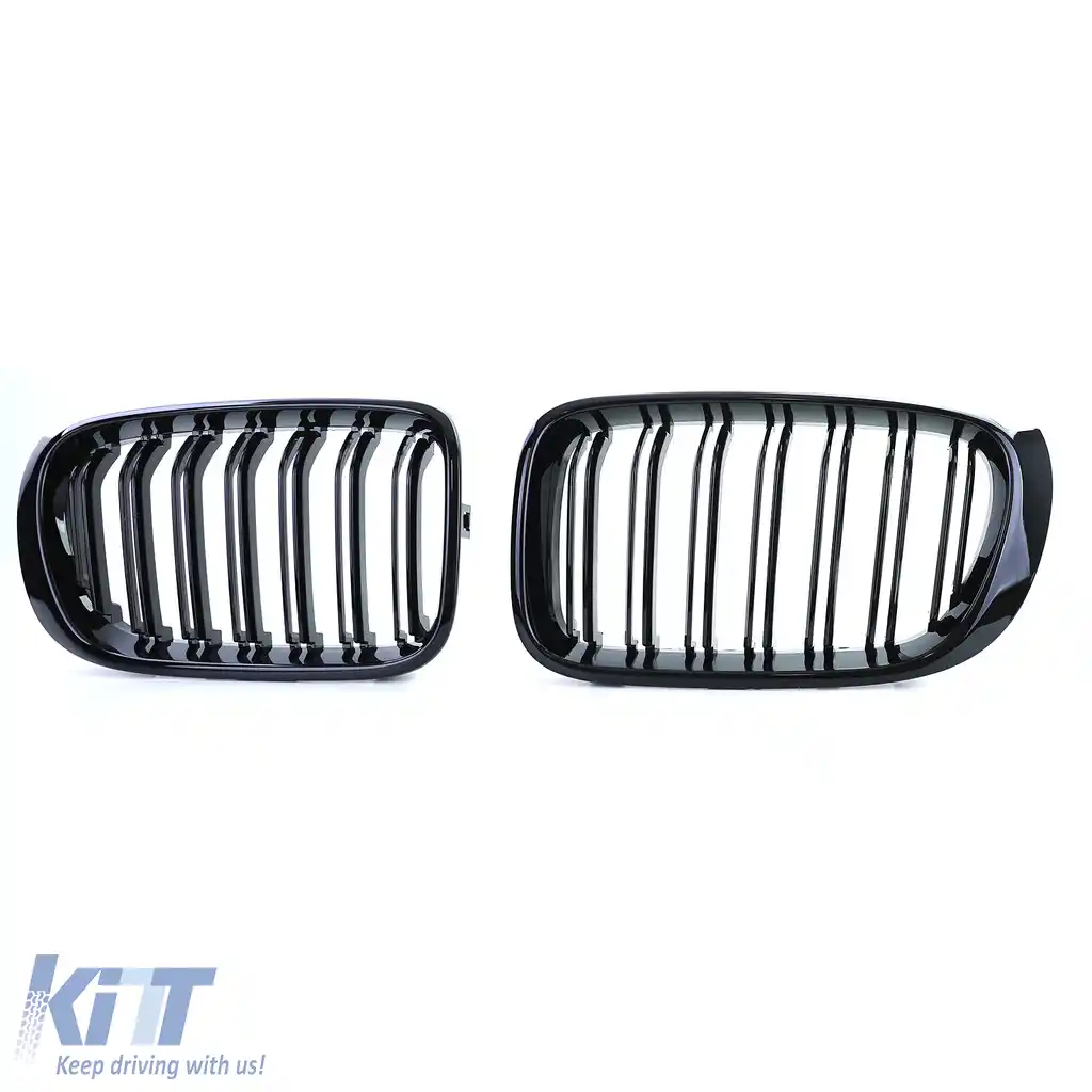 Grilaj sport cu dublu fante, lucios, potrivit pentru BMW X3 F25 X4 F26-image-6198270