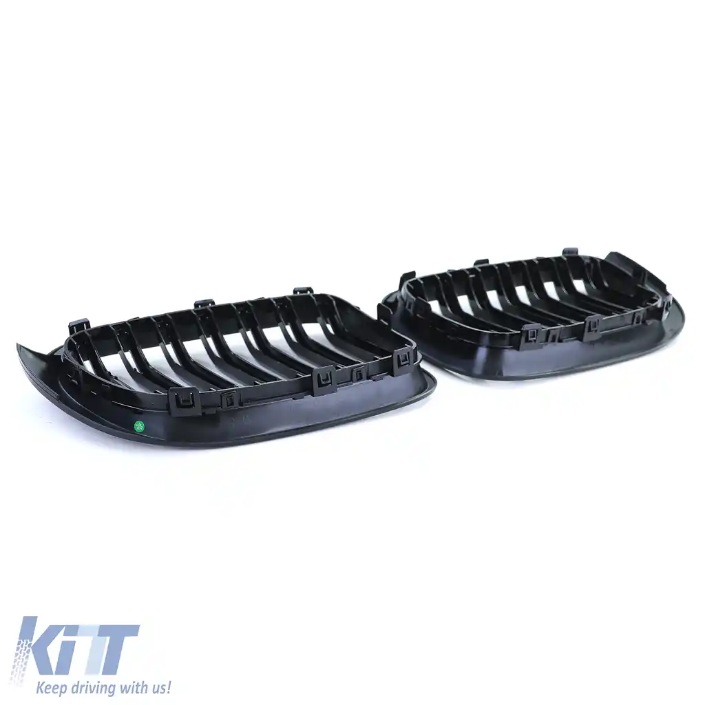 Grilaj sport cu dublu fante, lucios, potrivit pentru BMW X3 F25 X4 F26-image-6198272