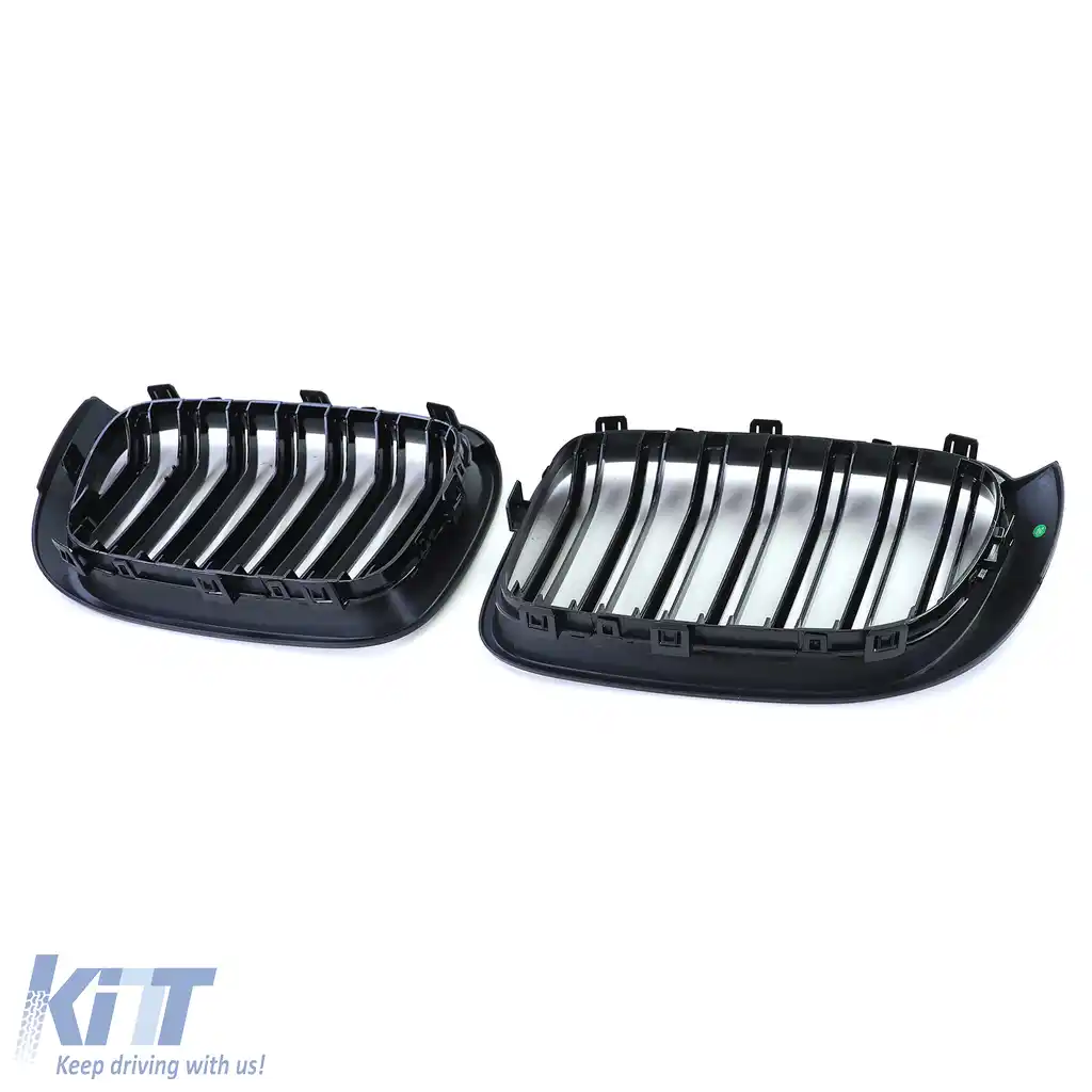 Grilaj sport cu dublu fante, lucios, potrivit pentru BMW X3 F25 X4 F26-image-6198273