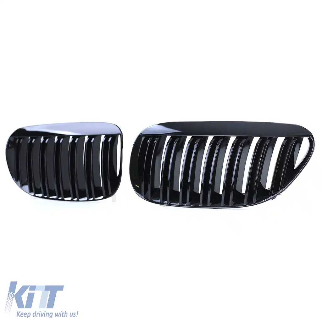 Grilaj sport cu dublu fante, lucios, potrivit pentru BMW Seria 6 E63 E64-image-6201739