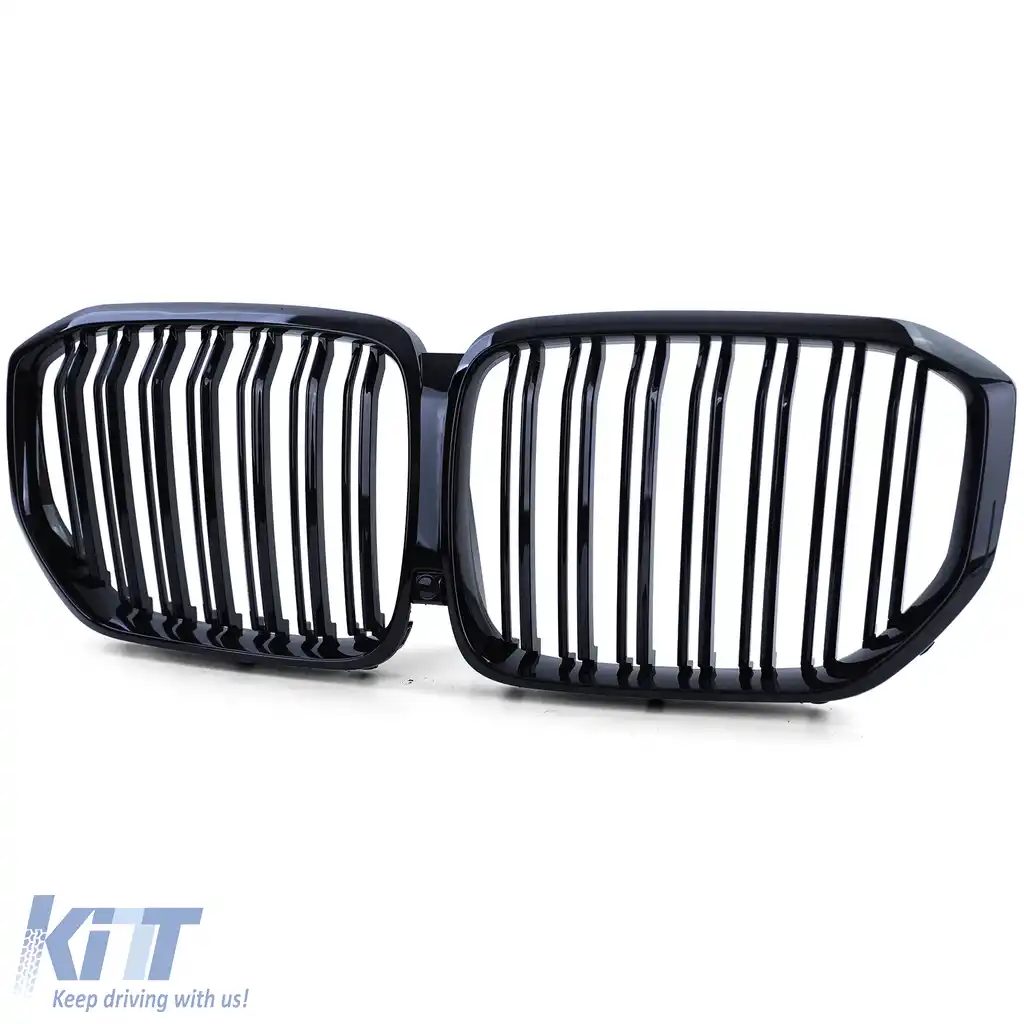 Grilaj sport cu dublu fante, lucios, potrivit pentru BMW X5 G05 din 18-image-6201996