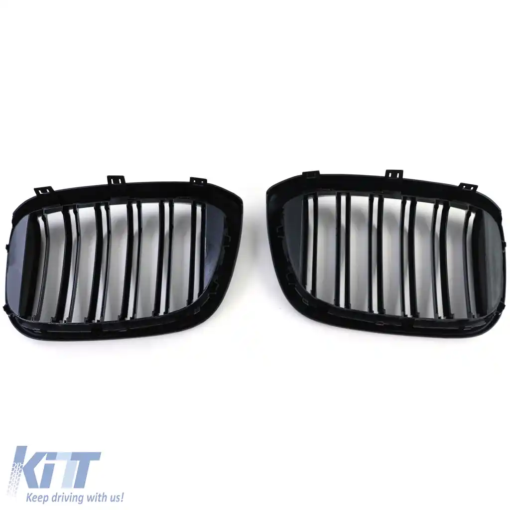 Grilaj sport cu dublu fante lucios, potrivit pentru BMW X3 G01 X4 G02 17-21-image-6261304