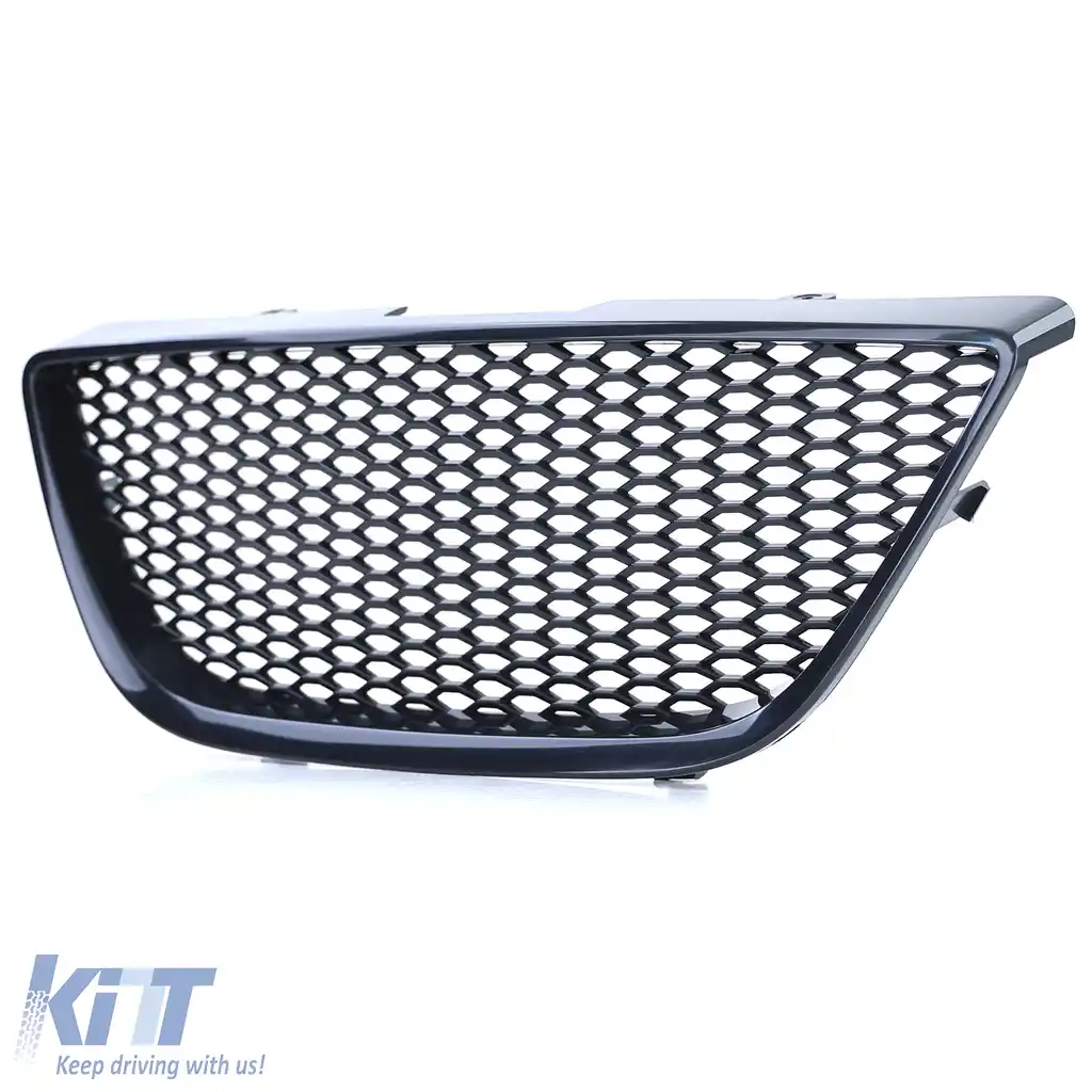 Grilaj sport cu fagure fără emblemă negru, potrivit pentru Seat Ibiza 6J 08-12-image-6250522