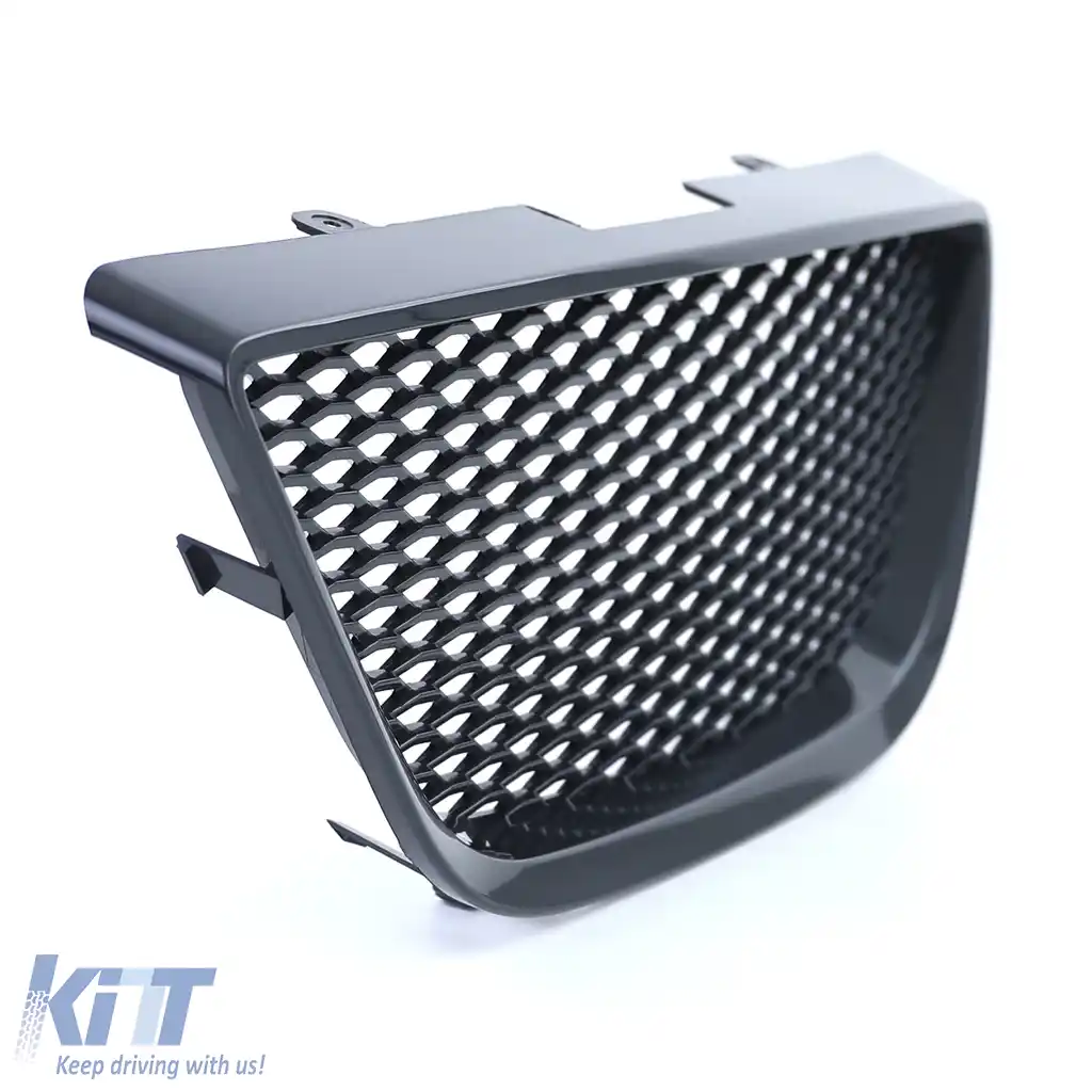 Grilaj sport cu fagure fără emblemă negru, potrivit pentru Seat Ibiza 6J 08-12-image-6250523