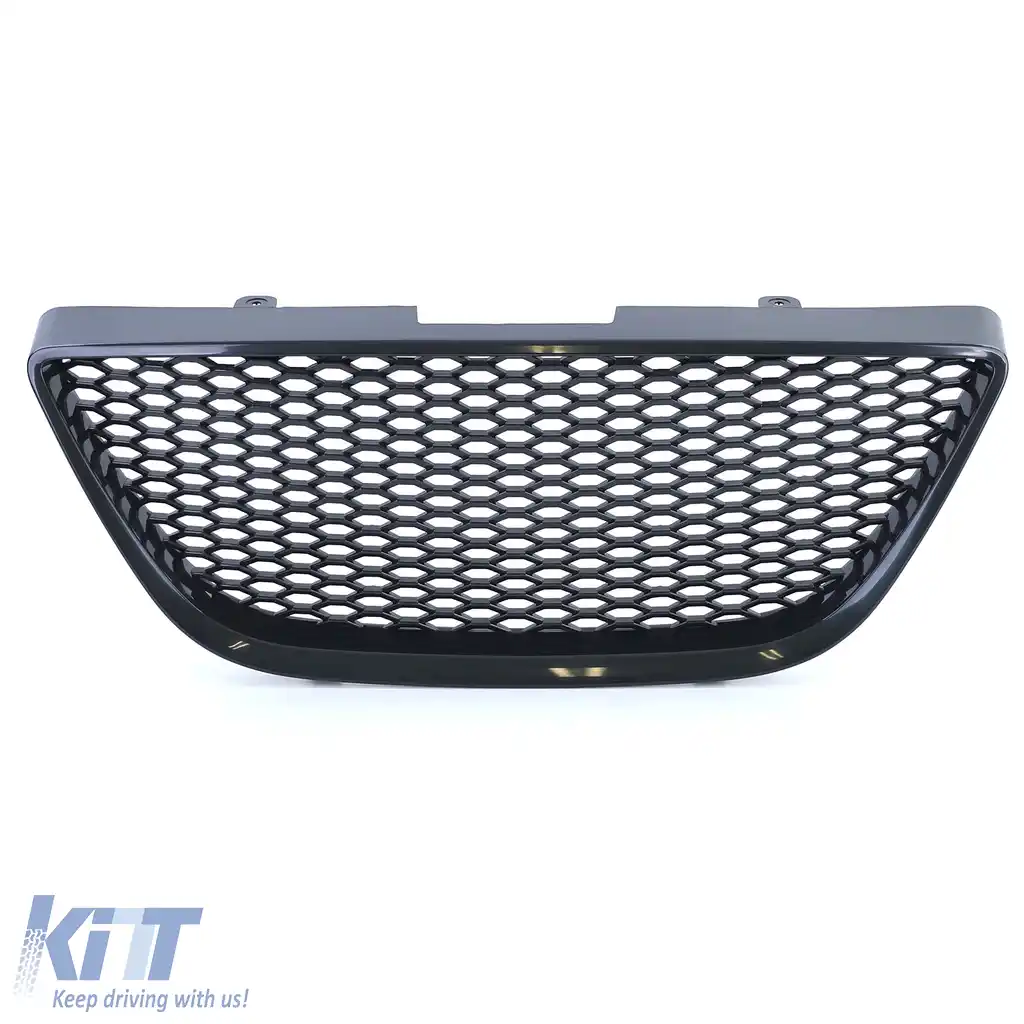 Grilaj sport cu fagure fără emblemă negru, potrivit pentru Seat Ibiza 6J 08-12-image-6250524