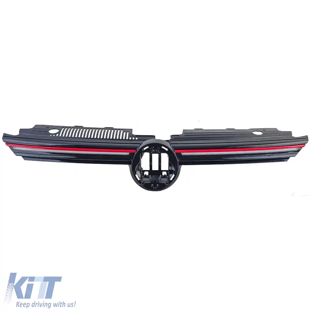 Grilaj sport cu margine iluminată roșie, potrivit pentru VW Golf 8 din 2019-image-6198820