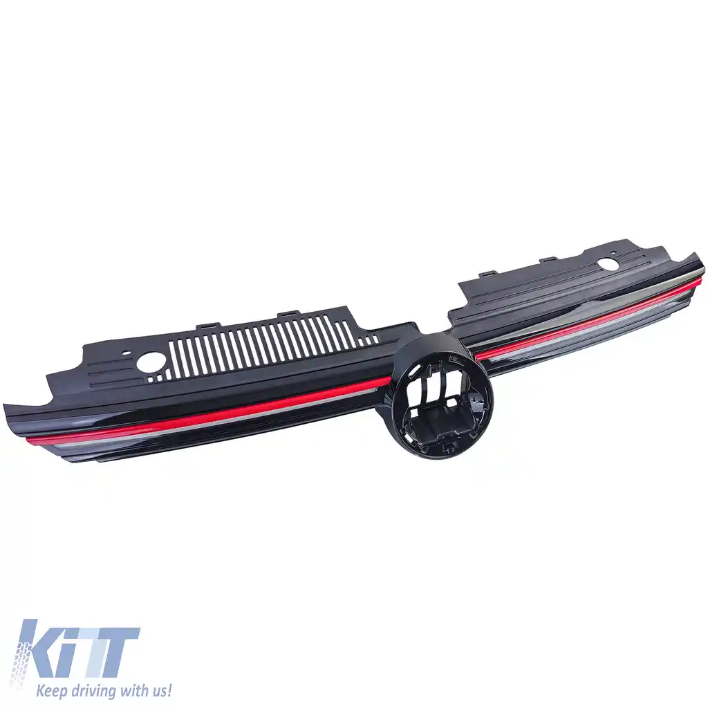 Grilaj sport cu margine iluminată roșie, potrivit pentru VW Golf 8 din 2019-image-6198822
