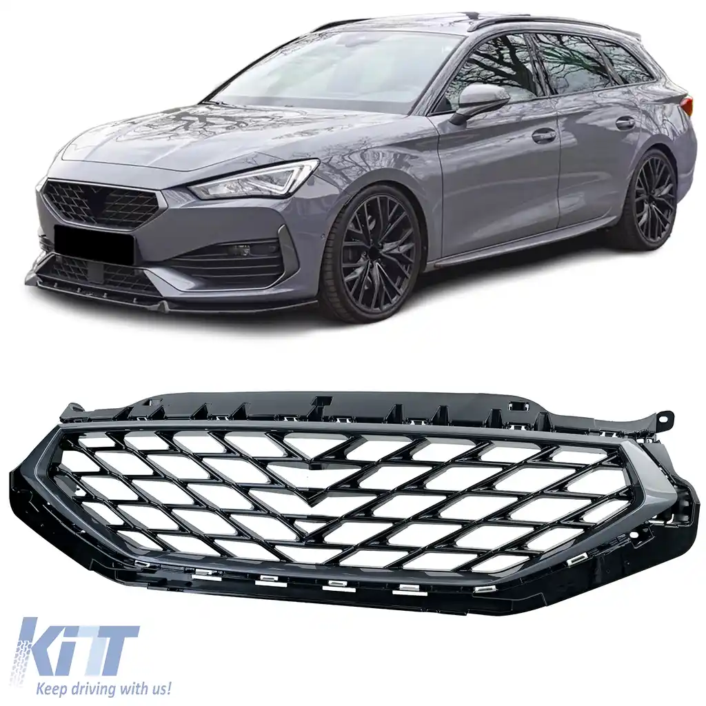 Grilaj sport fără emblemă CLEAN potrivit pentru Seat Leon FR KL din 2020