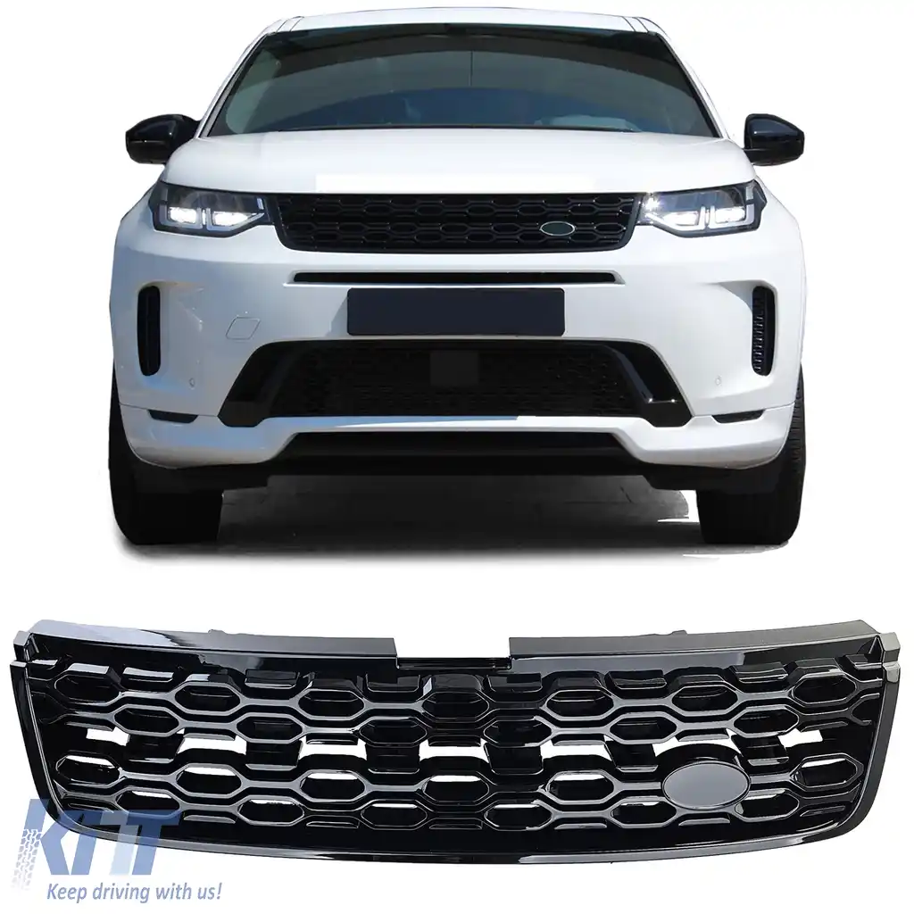 Grilaj sport lucios negru, potrivit pentru Land Rover Discovery Sport L550 din 2020