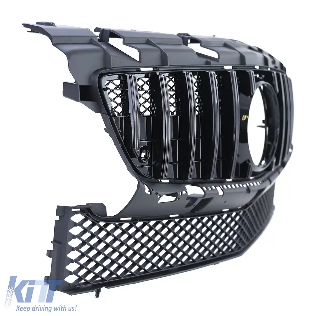 Grilaj sport lucios negru potrivit pentru Mercedes SLK R172 pre-facelift 11-15-image-6198118