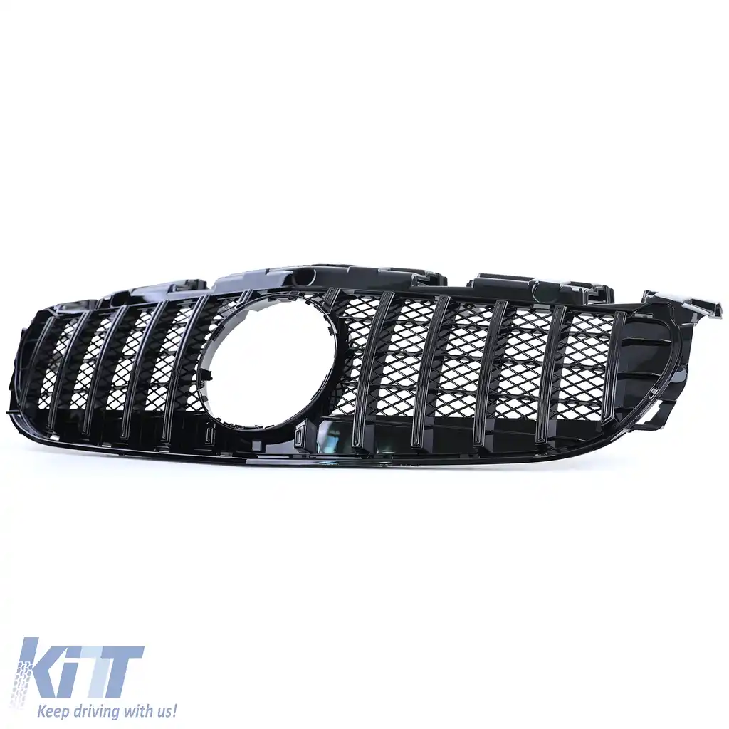 Grilaj sport lucios negru potrivit pentru Mercedes SLC R172 Facelift 2016-2021-image-6209700