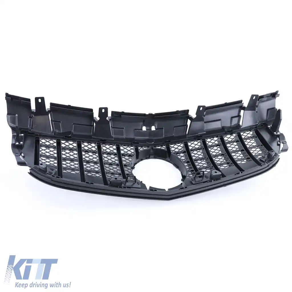 Grilaj sport lucios negru potrivit pentru Mercedes SLC R172 Facelift 2016-2021-image-6209704