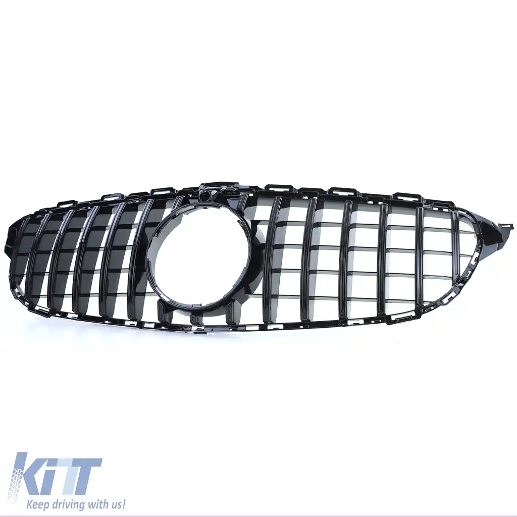 Grilaj sport lucios negru, potrivit pentru Mercedes C-Class W205 S205 2014-2018-image-6326122