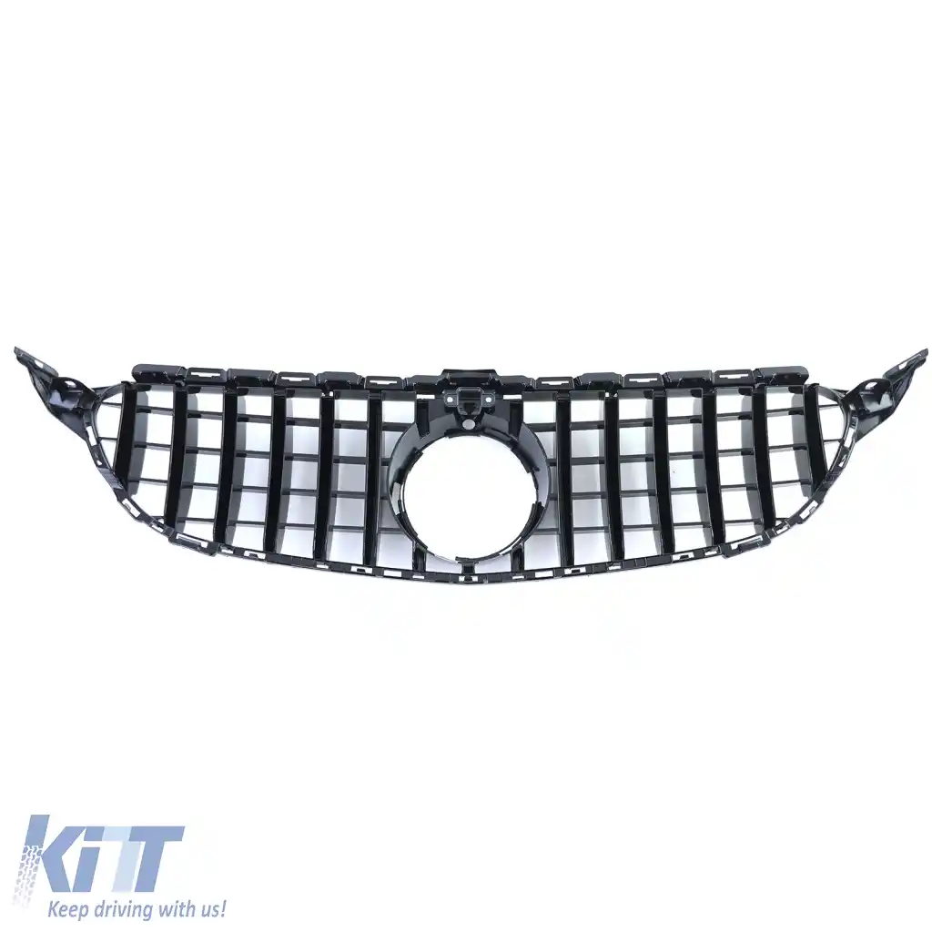 Grilaj sport lucios negru, potrivit pentru Mercedes C-Class W205 S205 2014-2018-image-6326126