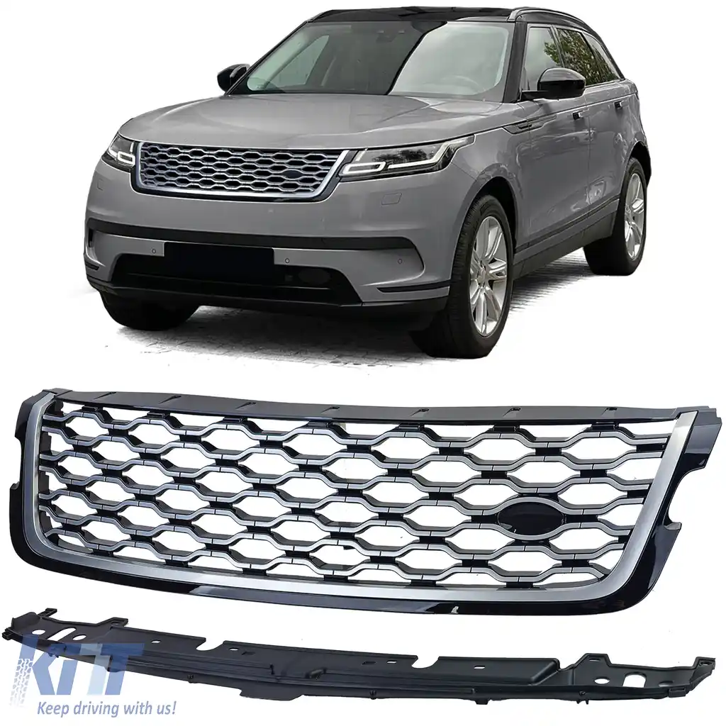 Grilaj Sport Negru Argintiu potrivit pentru Range Rover Velar L560 2017-2023