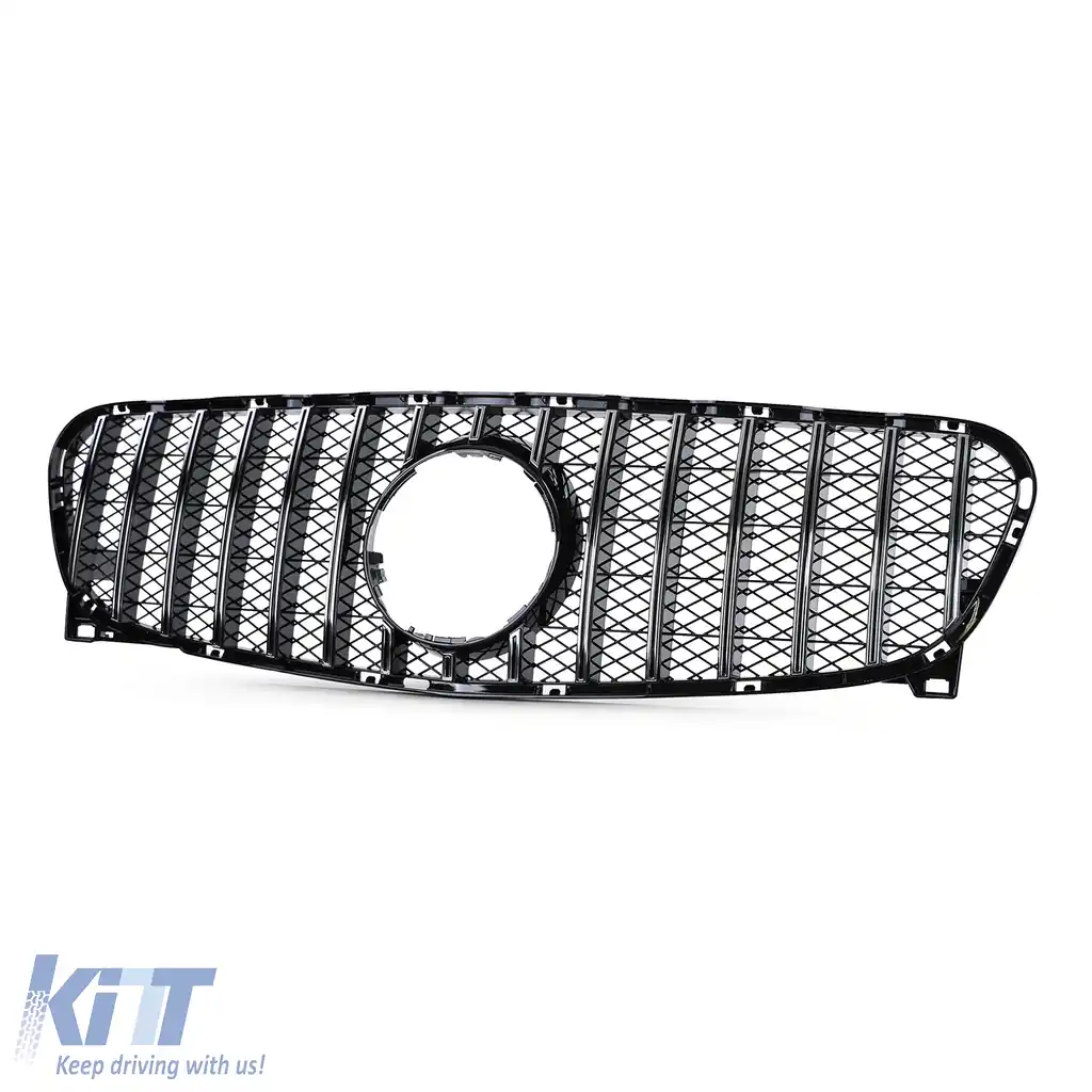 Grilaj sport negru lucios cromat potrivit pentru Mercedes GLA X156 13-16-image-6191839