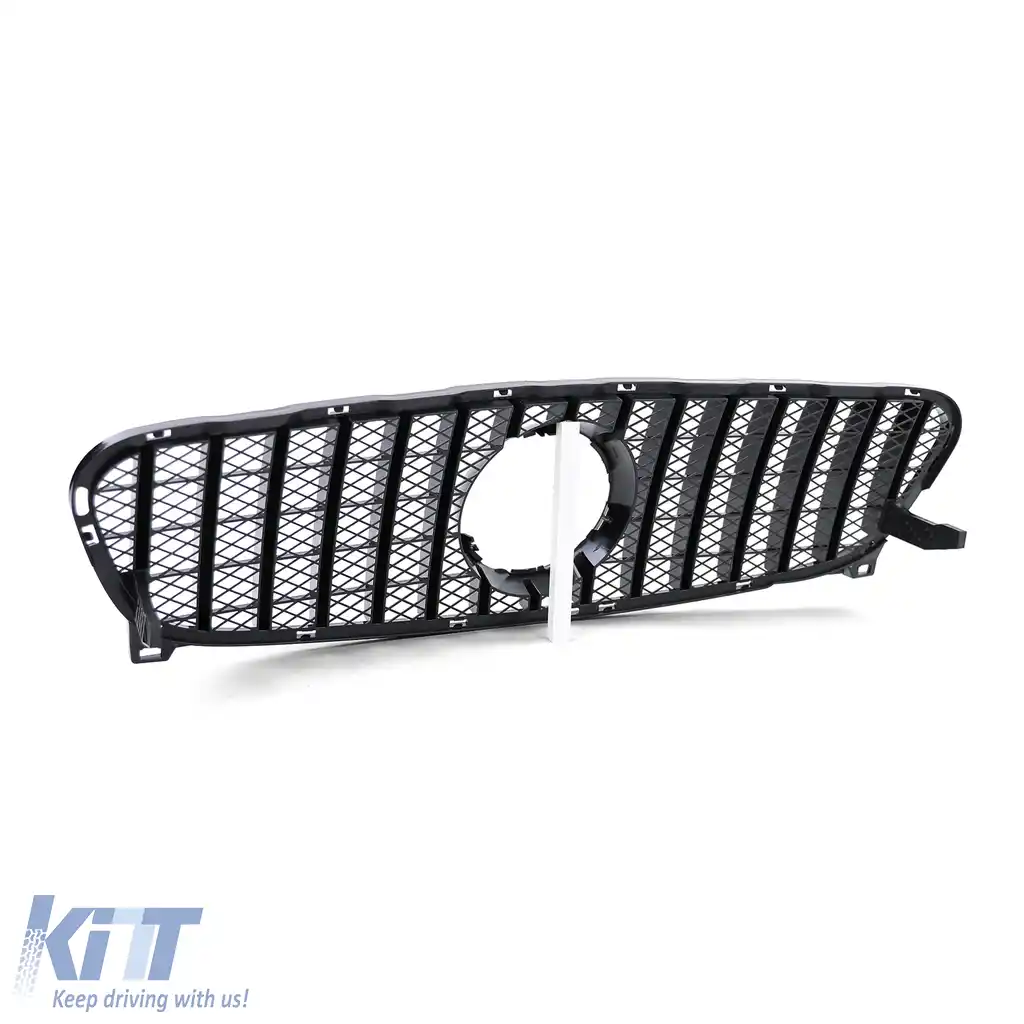 Grilaj sport negru lucios cromat potrivit pentru Mercedes GLA X156 13-16-image-6191843