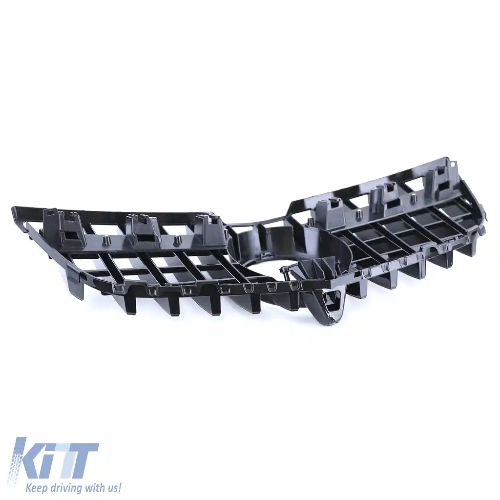 Grilaj Sport Negru Lucios cu Crom pentru Mercedes GLK X204 Facelift 2012-2015-image-6198582