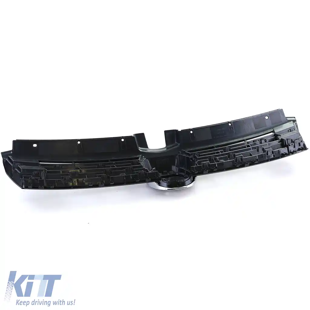 Grilaj sport negru lucios cu detalii cromate, potrivit pentru VW Golf 7, inclusiv GTI 12-17-image-6207374