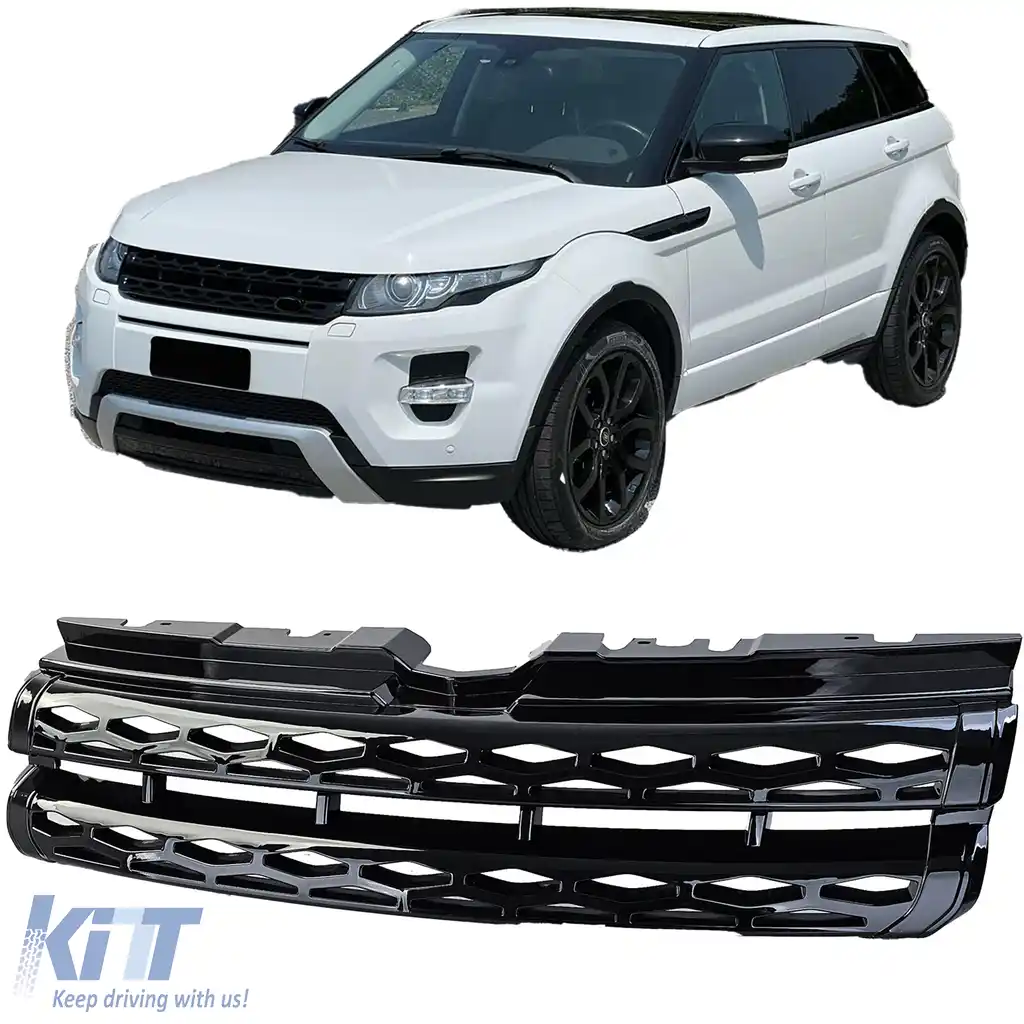 Grilaj sport negru lucios potrivit pentru Range Rover Evoque L538 2011-2015