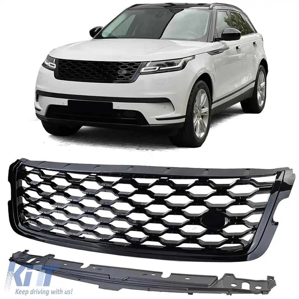 Grilaj sport negru lucios potrivit pentru Range Rover Velar L560 2017-2023
