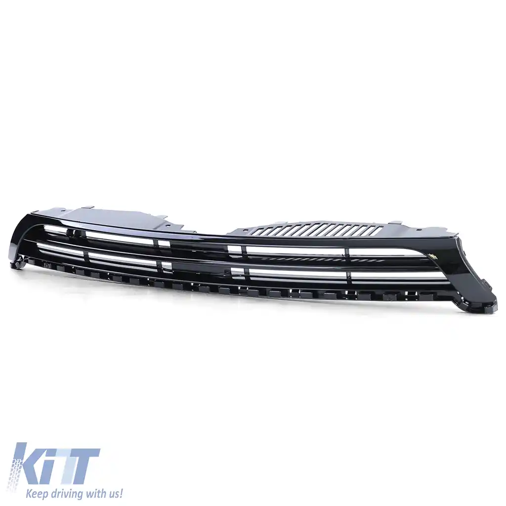 Grilaj sport negru lucios potrivit pentru VW Scirocco III inclusiv R 09-14 pre-facelift-image-6192680