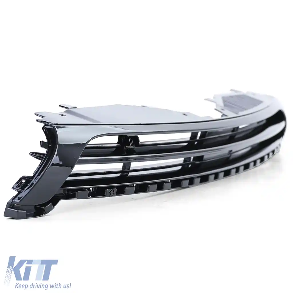 Grilaj sport negru lucios potrivit pentru VW Scirocco III inclusiv R 09-14 pre-facelift-image-6192681