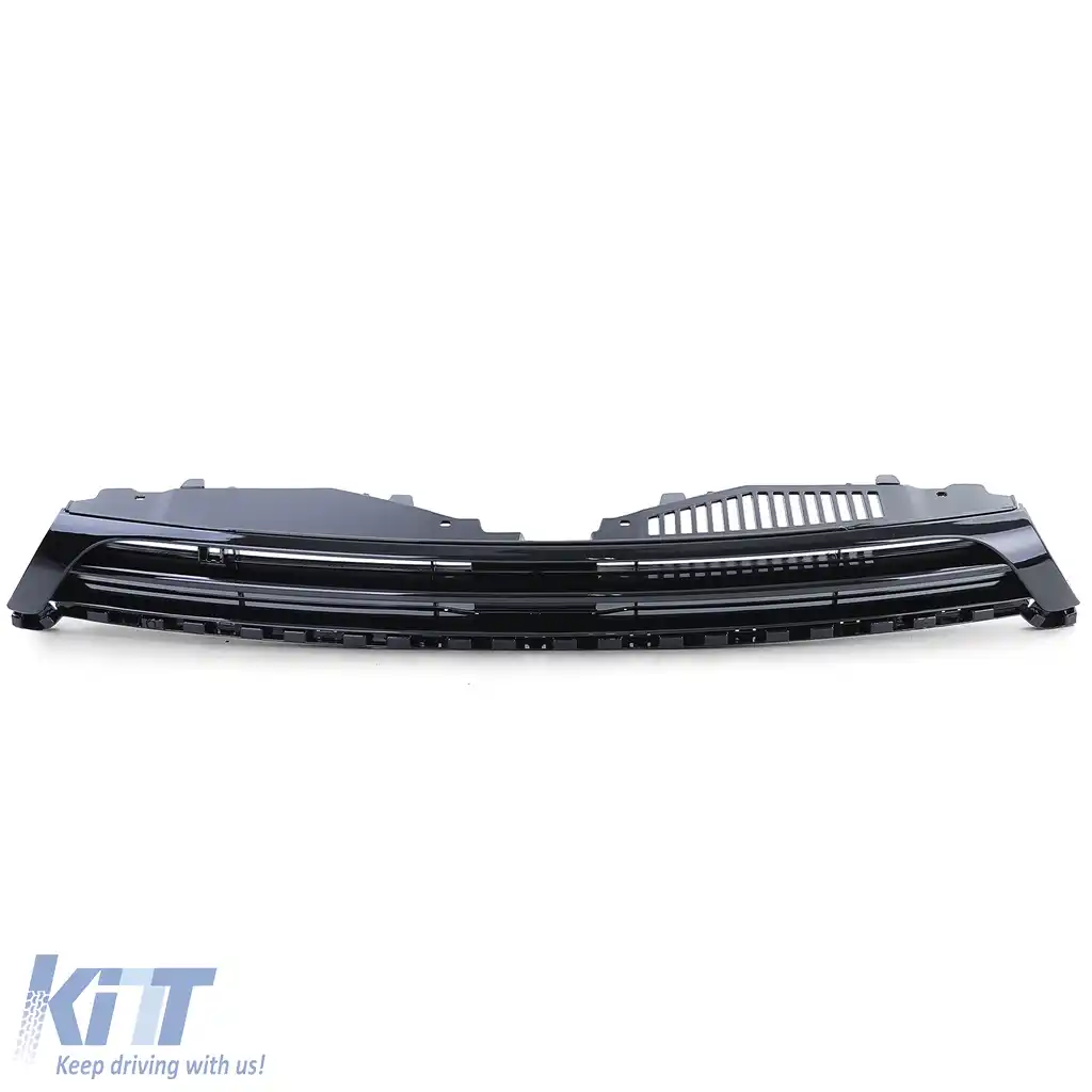 Grilaj sport negru lucios potrivit pentru VW Scirocco III inclusiv R 09-14 pre-facelift-image-6192682